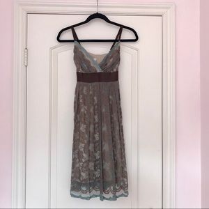 “Aqua” midi dress